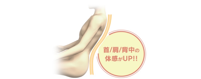 滑らかなもみ心地 [360度回転もみ玉]
